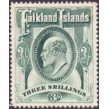 STAMPS : FALKLANDS 1904 3/- Green,