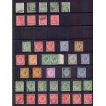 STAMPS : JAMAICA QV to 2000s collection in stock album. Some useful mint GV & GVI.