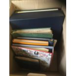 STAMPS CHARITY GLORY BOX of 9 albums all World,