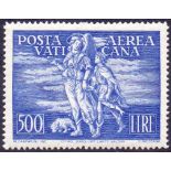 STAMPS :VATICAN 1949 500 Lire mounted mint SG 138 Cat £1000