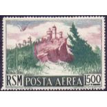 STAMPS : SAN MARINO 1950 500 lira Air stamp unmounted mint SG 415 Cat £350