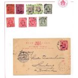 STAMPS NIGERIA POSTMARKS, collection of QV to early QEII material on album pages,
