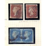 GREAT BRITAIN STAMPS : QV to QEII collection in various albums,