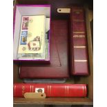 STAMPS : Box with Guernsey and Jersey mint & used issues housed in two stock albums, two stockbooks,