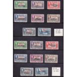 STAMPS : FALKLANDS 1952 George VI fine mint set of 14,