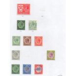 STAMPS : BRITISH HONDURAS QV to QEII selection on pages in album with mint & used & useful stamps