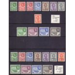 STAMPS SOMALILAND George VI mint sets with 1938 set of 12,