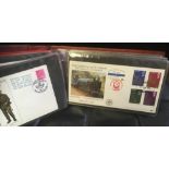 GREAT BRITAIN STAMPS : Small album of covers, including RHDR Benham Official 1978, 1966 World Cup,