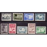 STAMPS : SPAIN 1930 Air set mounted mint ,