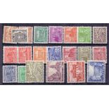 STAMPS : GERMANY 1949 mounted mint set to 5DM set of 21 SG335-353 Cat £950