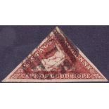 STAMPS : 1863 1d Cape of Good Hope.