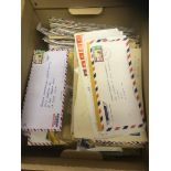 POSTAL HISTORY : Large box of World covers some duplication (100's)