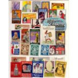 1900-1930s Poster stamps and publicity labels mostly from Germany and Austria.