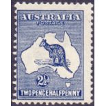 STAMPS : AUSTRALIA 1913 2 1/2d Indigo,