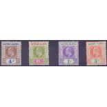 STAMPS : CAYMAN ISLANDS 1907 mounted mint set to 5/- SG 13-16 Cat £300