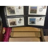 POSTAL HISTORY STAMPS : Six special Benham collections of covers relating to WWII etc