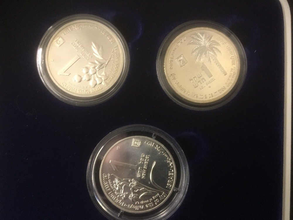 COINS : Three silver proof coins from Is - Image 2 of 2