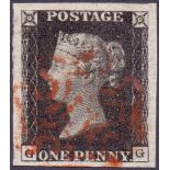 GREAT BRITAIN STAMPS : PENNY BLACK Plate