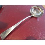 Georgian Solid Silver Ladle of Good Size Approximately 13 Inches Long