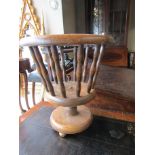 Antique Mahogany Open Form Plant Rest or Jardinere Stand of Neat Size 14 Inches High Approximately