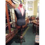 Tailors Dummy on Stand 5ft 4 Inches High Approximately