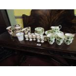 Antique Fine Bone China Tea Service Egg Cups and Another Tea Service As Photographed