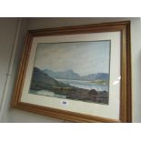 Douglas Alexander RHA Connemara Landscape Watercolour 15 Inches High x 20 Inches Wide