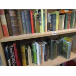 Two Shelves of Antique and Other Volumes Some of Irish Interest As Photographed