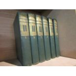 Six Volumes The History of Ireland Numbered and Gilt Tooled on Emerald Cloth Binding