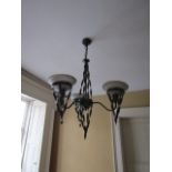 Contemporary Designer Iron Work Hanging Ceiling Light