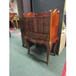 Neat Form Side Cabinet with Drawers Apron and Three Quarter Gallery 20 Inches Wide x 32 Inches High