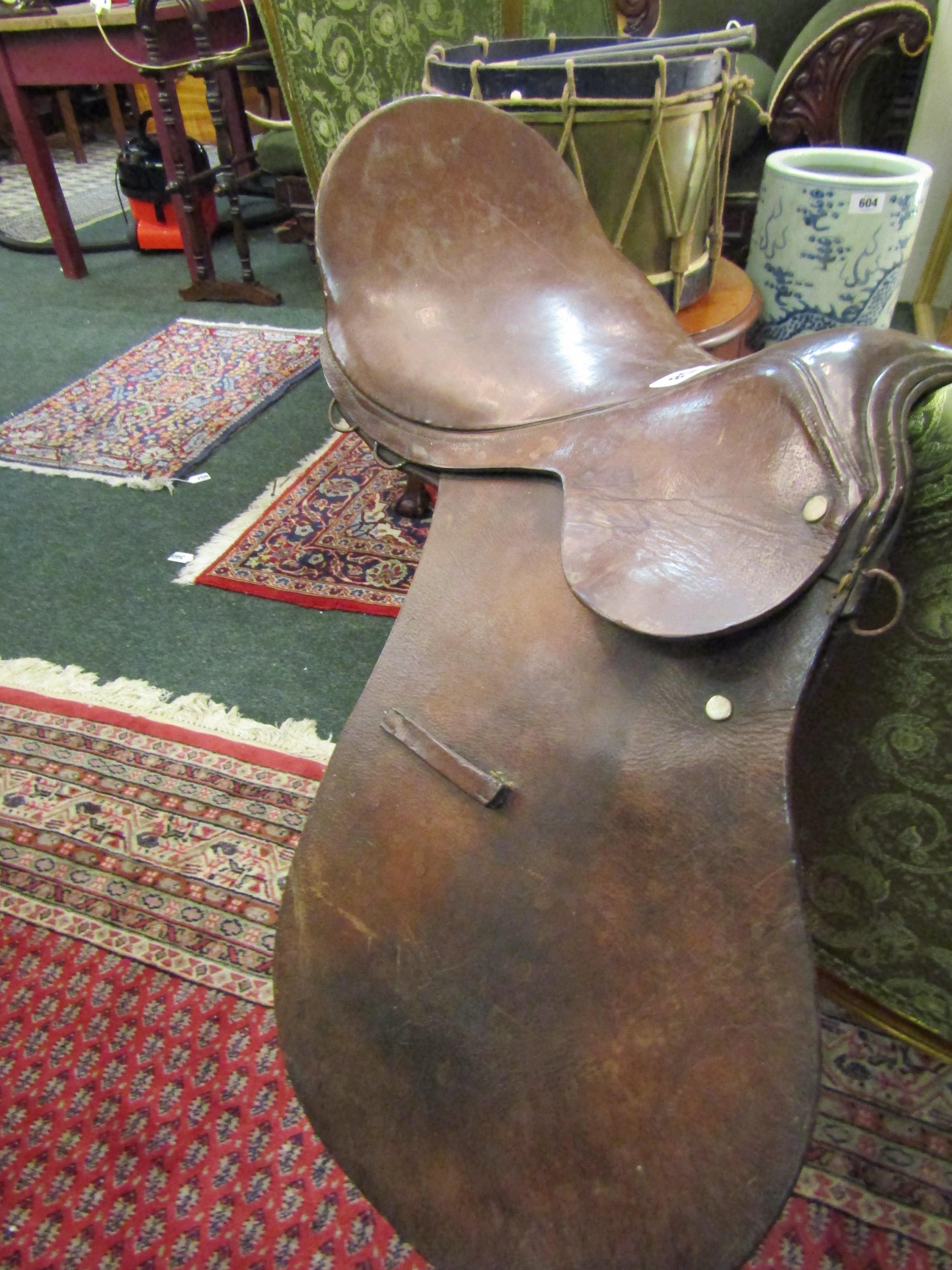 Leather Riding Saddle