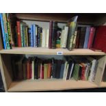 Two Shelves of Antique and Other Volumes Some of Irish Interest As Photographed