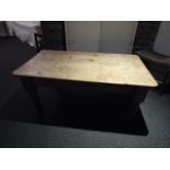 Pine Coffee Table Antique 54 Inches Wide Approximately