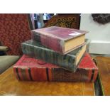 Faux Literature Storage Boxes Graduated Set of Four Largest 14 Inches High x 11 Inches Wide