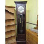 Tall Case Clock with Pendulum and Weights