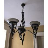 Contemporary Designer Iron Work Hanging Ceiling Light