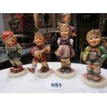 Collection of Four Vintage Hummel Figures