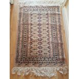 Afgan Pure Wool Rug of Neat Form 25 Inches Wide x 35 Inches Long