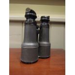 Pair of WWII Flack Binoculars of Good Size 8 Inches High Approximately