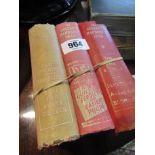 Three Volumes of The Golfers Handbook 1938 1940 and 1947