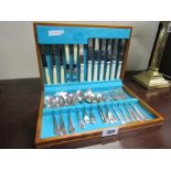 Cased Set of Silver Plated Cutlery