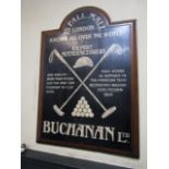 Buchanan of Pall Mall Advertising Sign Concerning Polo 40 Inches High Approximately