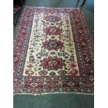 Persian Pure Wool Rug 58 Inches Long x 49 Inches Wide Approximately
