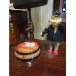 Vintage Guinness Advertising Figure and Ashtray Figure 7 Inches Tall Approximately