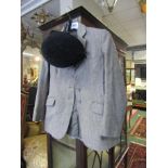 Childs Tweed Riding Jacket with Velvet Lined Riding Hat