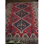 Persian Tabriz Pure Wool Rug with Floral Motif Decoration 62 Inches Wide x 110 Inches Long