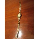 Ladies Cocktail 9Ct Watch with Link Bracelet