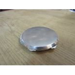 Edwardian Solid Silver Pocket Mirrored Compact