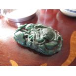 Chinese Jade Carving Approximately 3 Inches Wide